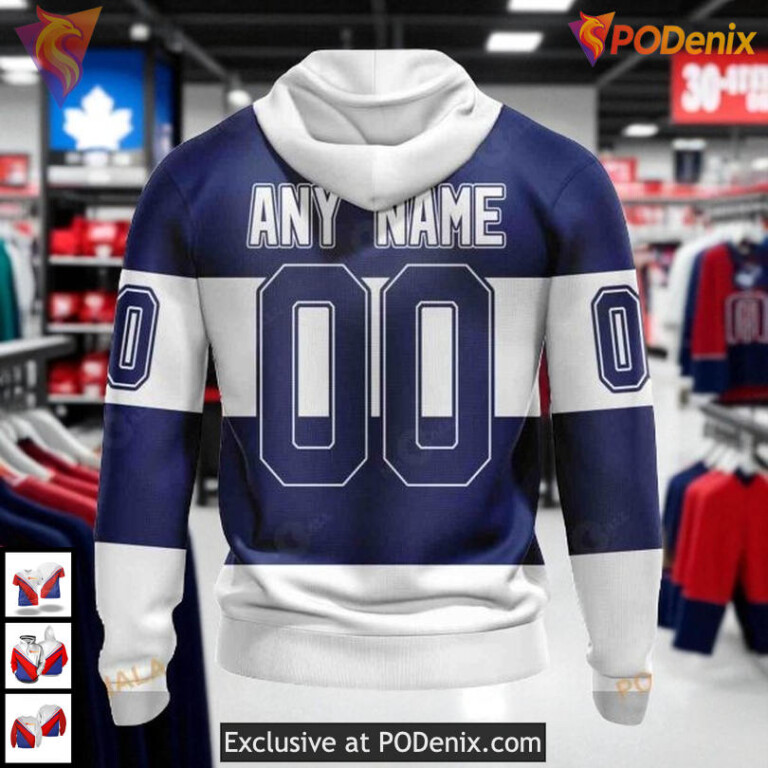 Retro Concepts Toronto Maple Leafs Youth Hoodie, Custom NHL 3D Unisex Style - 1
