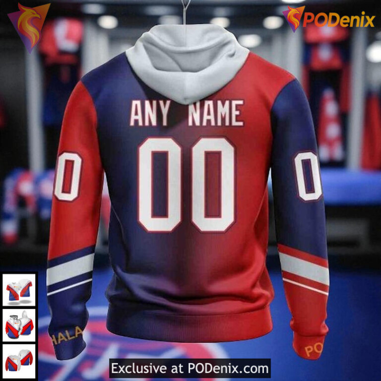 Retro Gradient Artwork Design Custom New York Rangers Hoodie 3D NHL Style - 1