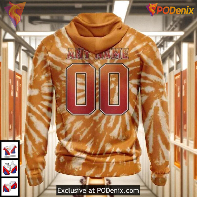 Retro Vintage Tie Dye Artwork Custom Florida Panthers Personalized 3D Hoodie - 2