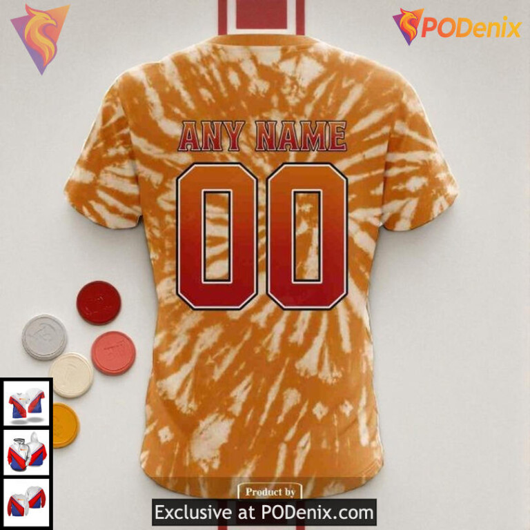 Retro Vintage Tie Dye Artwork Custom Florida Panthers Personalized 3D Hoodie - 4