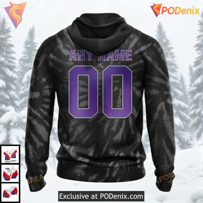 Retro Vintage Tie Dye Edition Custom Los Angeles Kings 3D Hoodie NHL 3D - 2