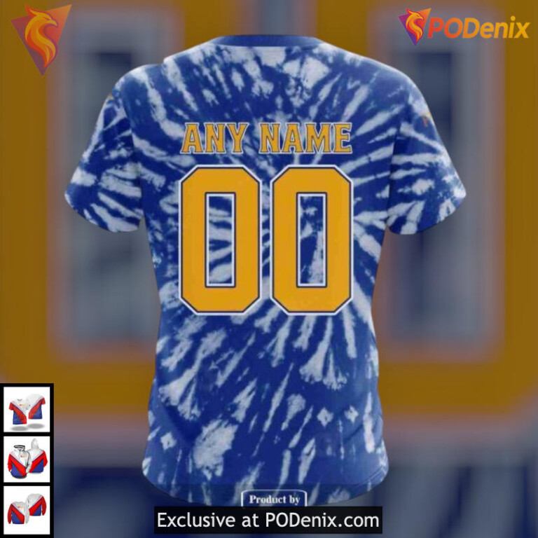 Retro Vintage Tie Dye Edition NHL Buffalo Sabres Holiday Hoodie 3D Sweatshirt - 4