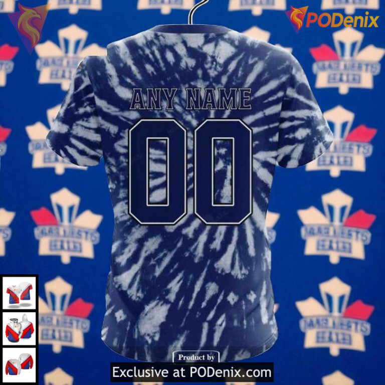 Retro Vintage Tie Dye Holiday Toronto Maple Leafs Hoodie, Custom NHL 3D Apparel - 3