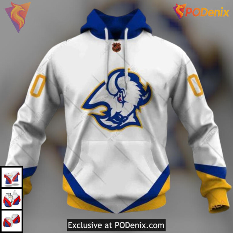 Reverse Retro 2025 Kit Edition NHL Buffalo Sabres Pullover Hoodie Custom 3D