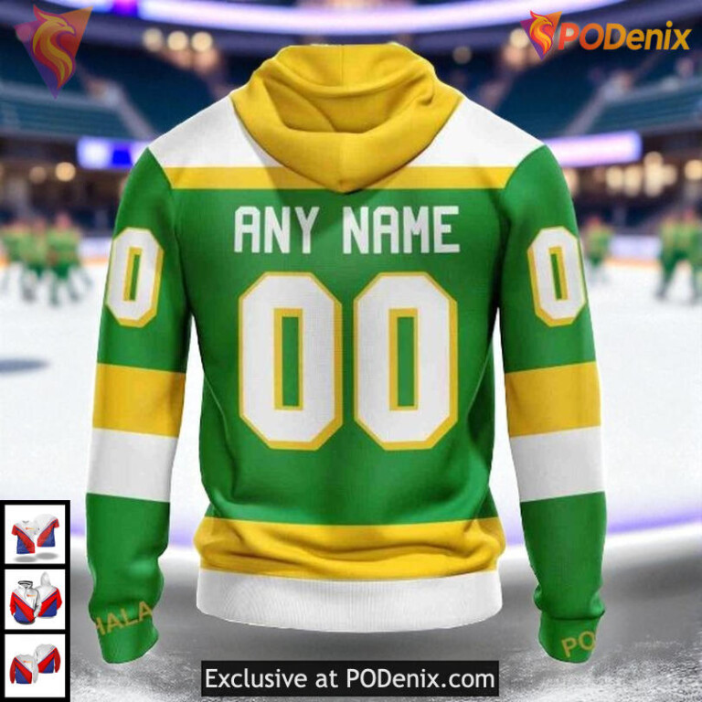 Reverse Retro 2025 Kit Edition NHL Minnesota Wild Youth Hoodie 3D - 1