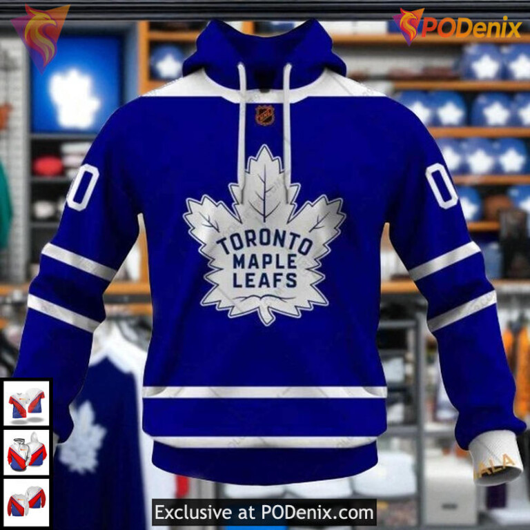 Reverse Retro 2025 Style Toronto Maple Leafs 3D Hoodie, NHL Apparel