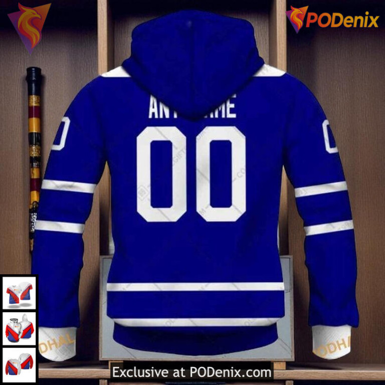 Reverse Retro 2025 Style Toronto Maple Leafs 3D Hoodie, NHL Apparel - 1