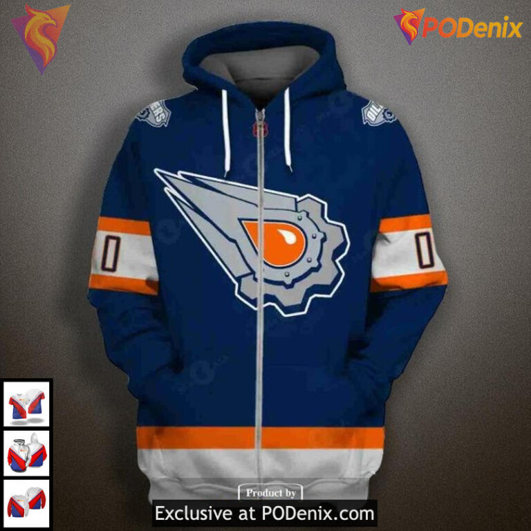 Reverse Retro Name Number Edition NHL Edmonton Oilers Holiday Hoodie 3D