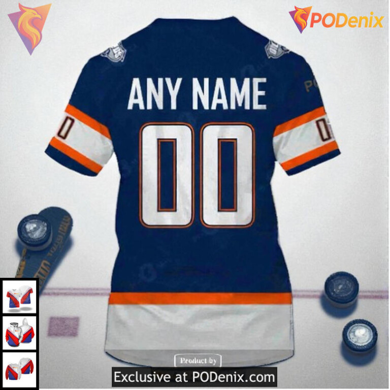 Reverse Retro Name Number Edition NHL Edmonton Oilers Holiday Hoodie 3D - 4