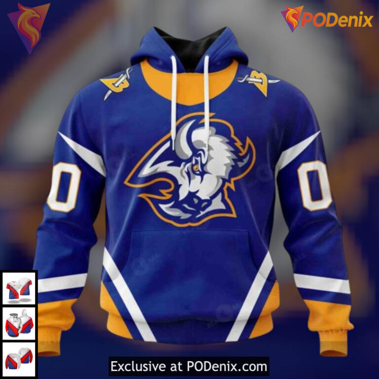 Reverse Retro Redesign 2025 Edition NHL Buffalo Sabres Kids Hoodie 3D Custom