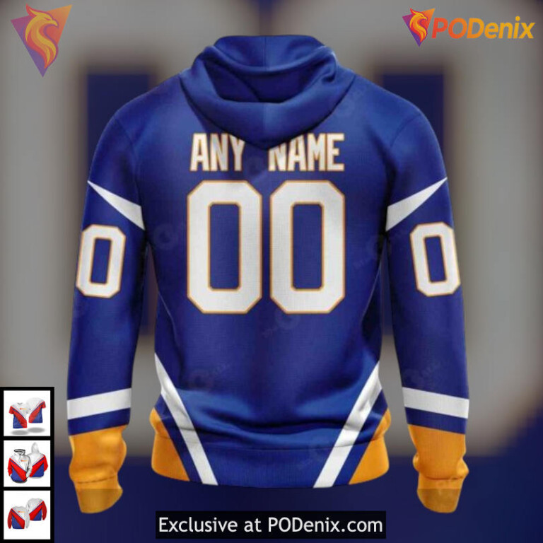 Reverse Retro Redesign 2025 Edition NHL Buffalo Sabres Kids Hoodie 3D Custom - 1