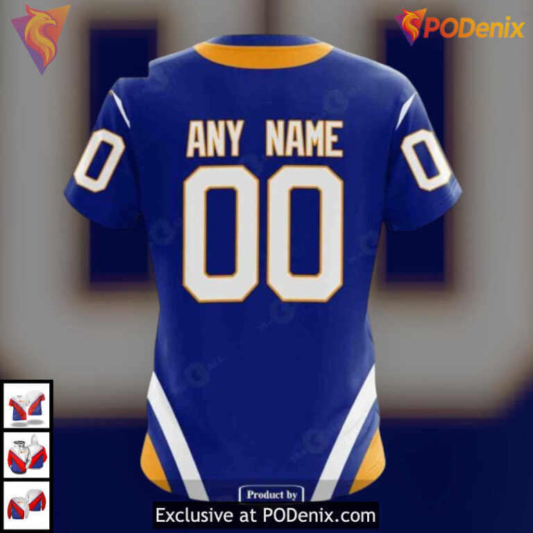 Reverse Retro Redesign 2025 Edition NHL Buffalo Sabres Kids Hoodie 3D Custom - 3