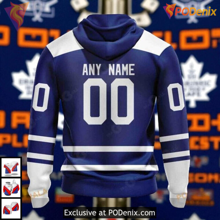 Reverse Retro Redesign Custom NHL Toronto Maple Leafs Hoodie, 3D Fan Shirt - 1