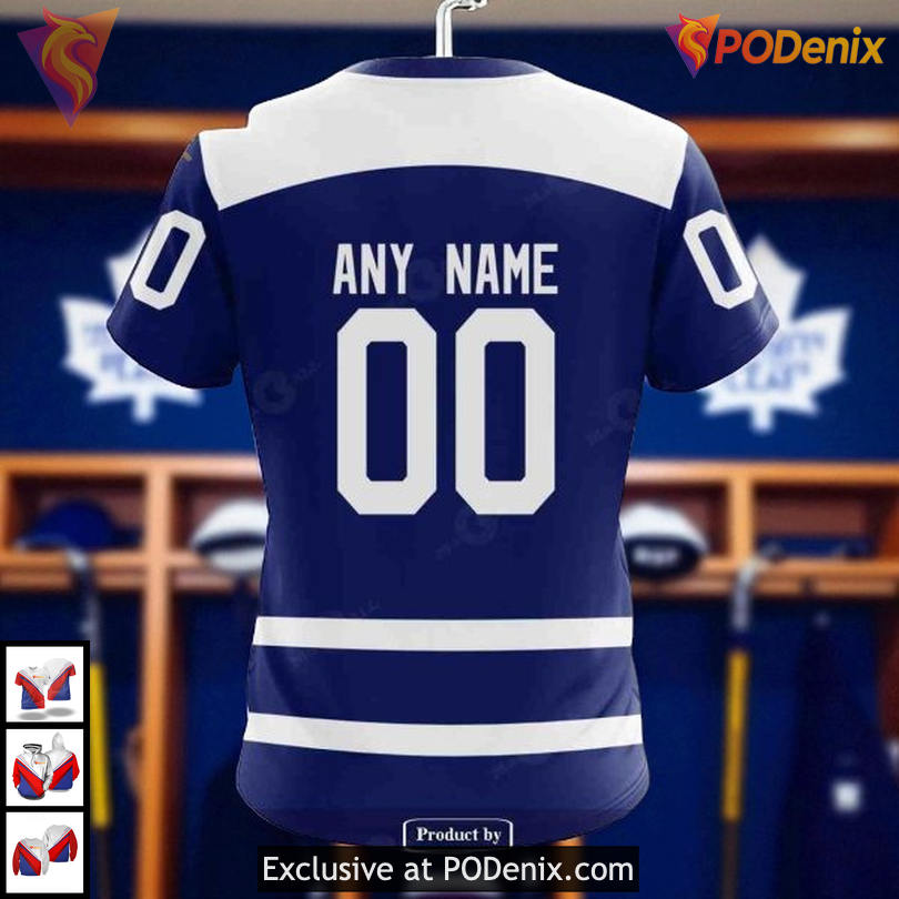 Reverse Retro Redesign Custom NHL Toronto Maple Leafs Hoodie, 3D Fan Shirt Reverse Retro Redesign Custom NHL Toronto Maple Leafs Hoodie, 3D Fan Shirt
