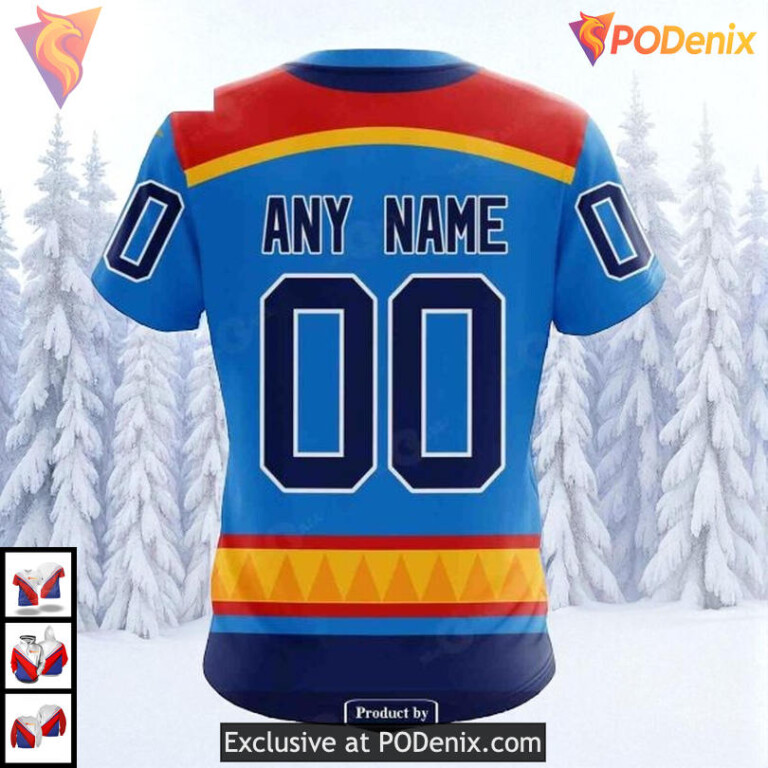 Reverse Retro Redesign Tribute Custom Florida Panthers All Over Print Hoodie - 3
