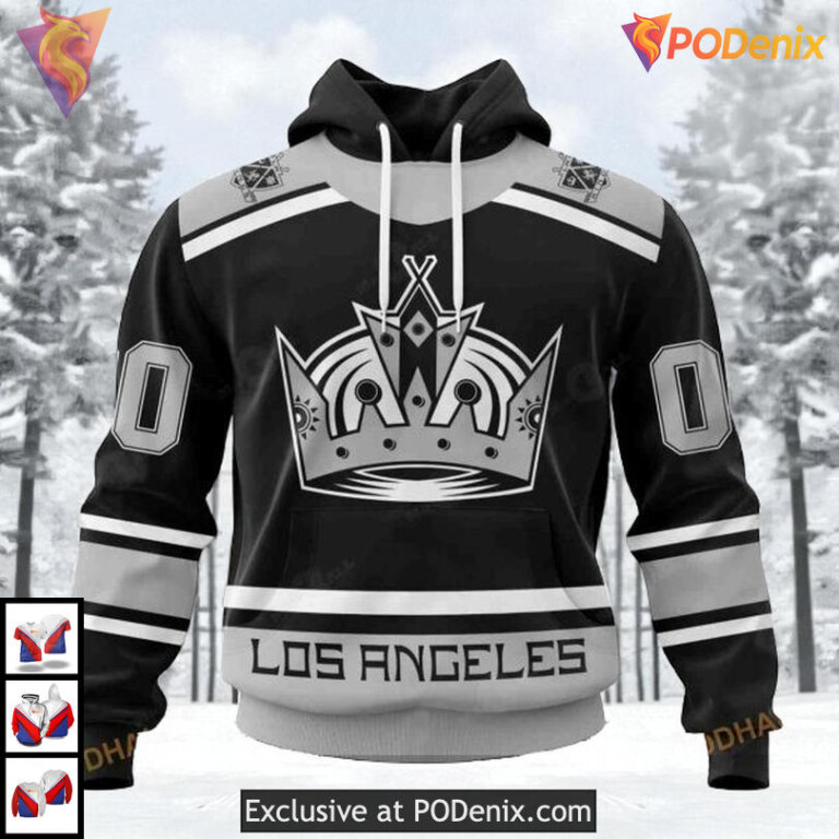 Reverse Retro Redesign Tribute Custom Los Angeles Kings 3D Hoodie NHL 2025