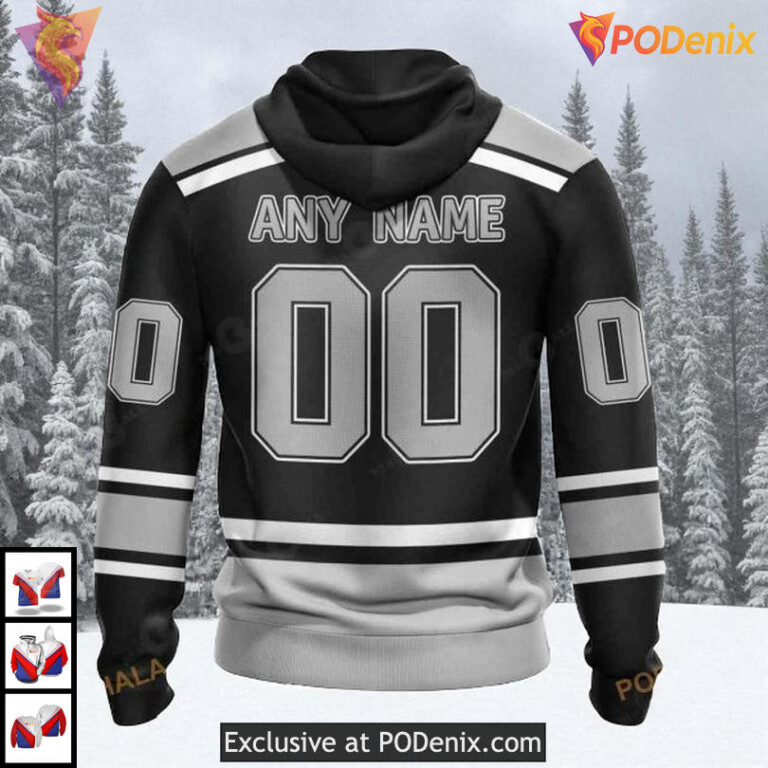 Reverse Retro Redesign Tribute Custom Los Angeles Kings 3D Hoodie NHL 2025 - 1