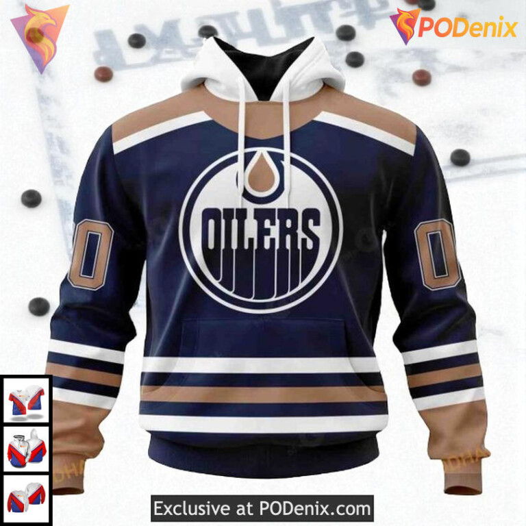 Reverse Retro Redesign Tribute NHL Edmonton Oilers 3D Hoodie 2025 Edition