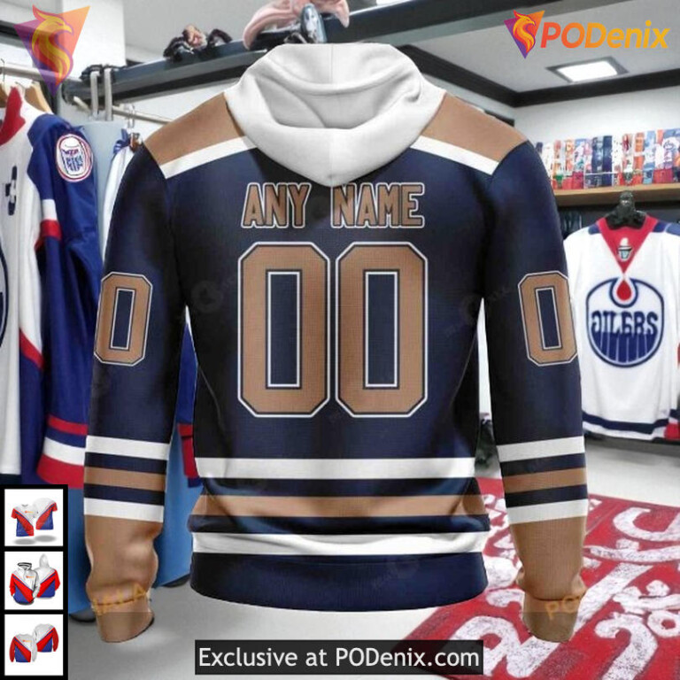 Reverse Retro Redesign Tribute NHL Edmonton Oilers 3D Hoodie 2025 Edition - 1