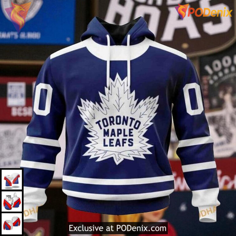 Reverse Retro Style 2025 Toronto Maple Leafs Hoodie Custom NHL Fan Gear