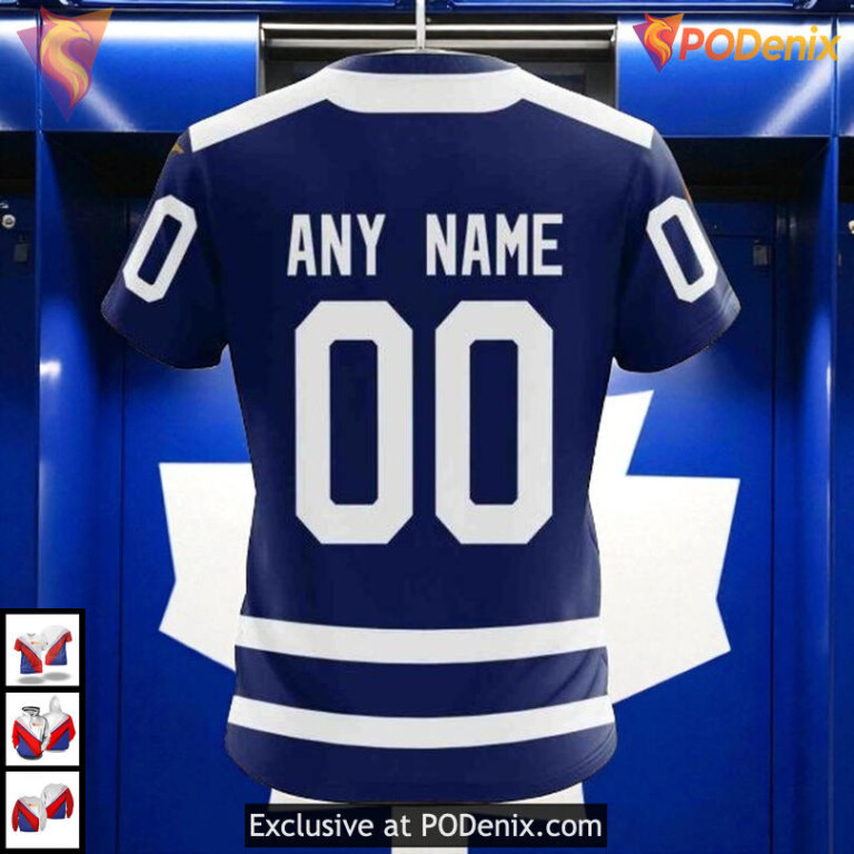 Reverse Retro Style 2025 Toronto Maple Leafs Hoodie Custom NHL Fan Gear - 3