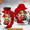 San Francisco 49ers Hoodie 3D Baby Yoda Football Lovers Unique NFL Design
