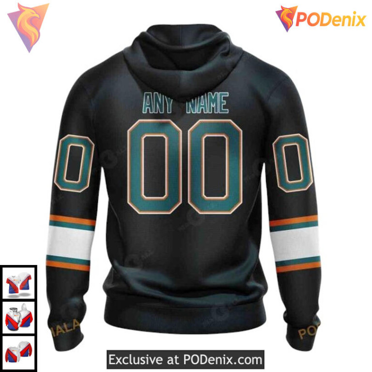 Special Artwork Edition Personalized San Jose Sharks All Over Print Hoodie - 1