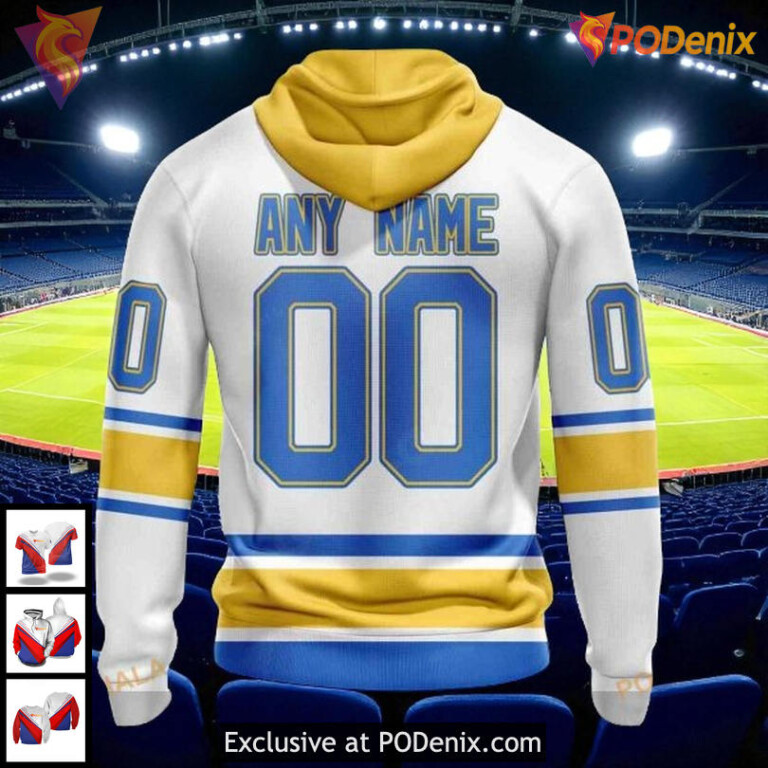 St Louis Blues Hoodie Sweatshirt Retro Style NHL Custom Unisex Design 3D - 1