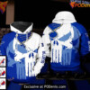 St Louis Blues Pullover Hoodie NHL Team Skull Graphic 3D Custom Design