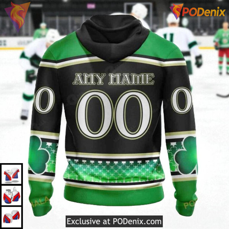 St Patricks Day Celebration Hockey Custom Retro Florida Panthers Hoodie NHL 3D - 1