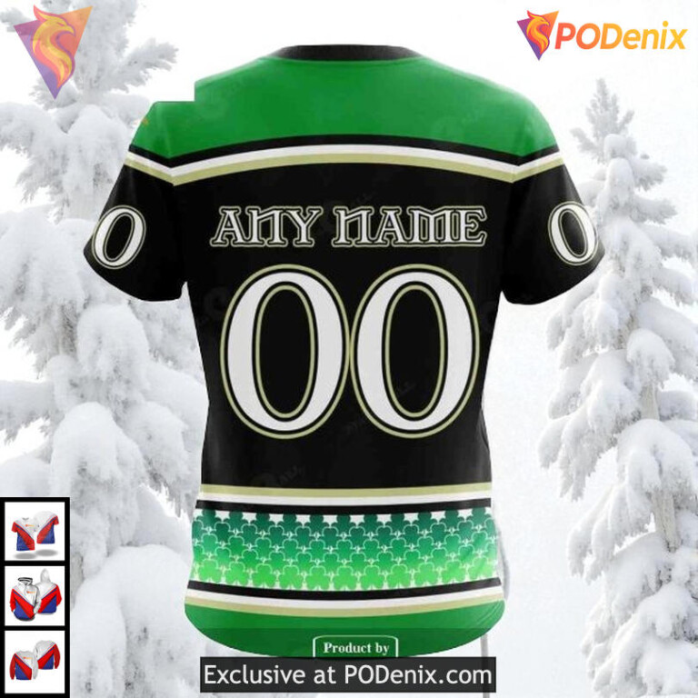 St Patricks Day Celebration Theme Custom Retro Los Angeles Kings Hoodie NHL 3D - 3