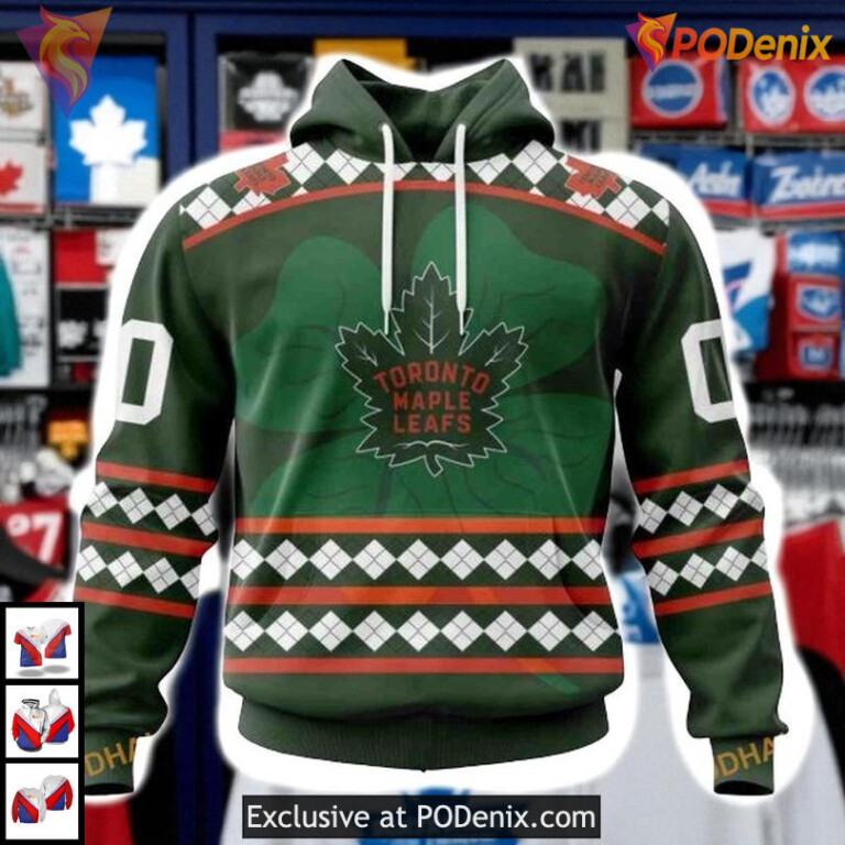 St Patricks Day Specialized Toronto Maple Leafs Personalized Hoodie, NHL Apparel