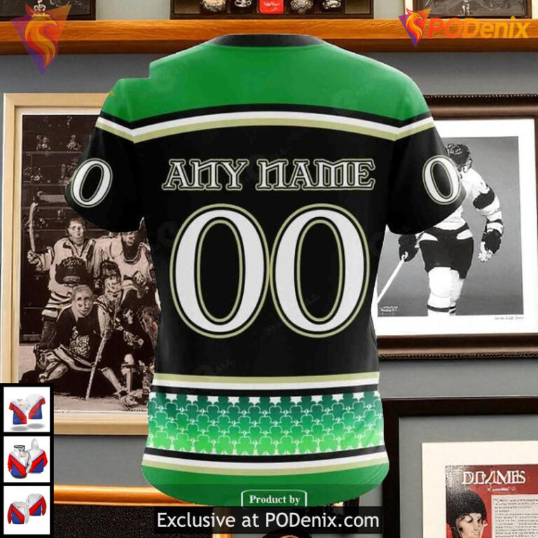 St Patricks Day Unisex Custom NHL Boston Bruins 3D All Over Print Hoodie - 3