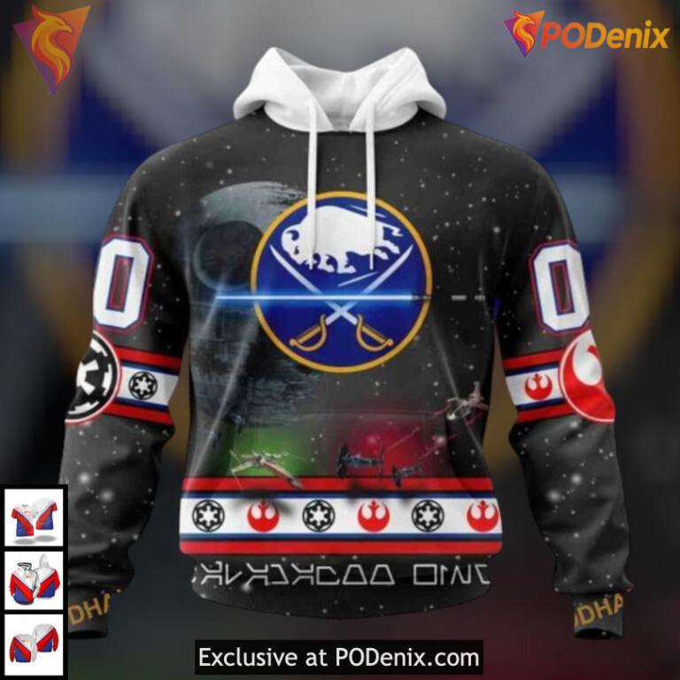 Star Wars Exclusive Artwork Personalized Buffalo Sabres Hoodie 3D NHL Gear