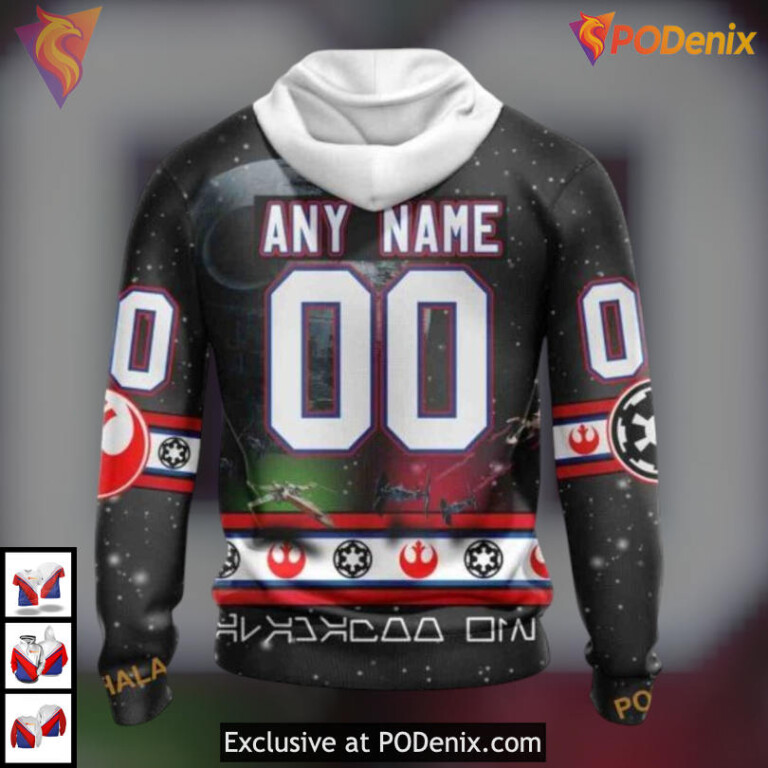Star Wars Exclusive Artwork Personalized Buffalo Sabres Hoodie 3D NHL Gear - 1