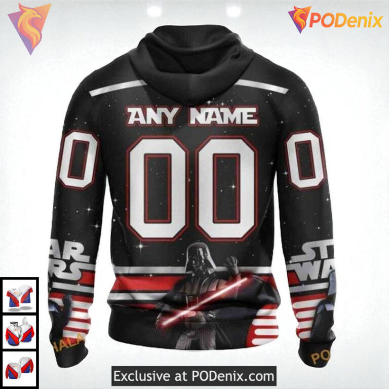 Star Wars May The 4th Tribute Custom Florida Panthers Personalized 3D Hoodie - 1
