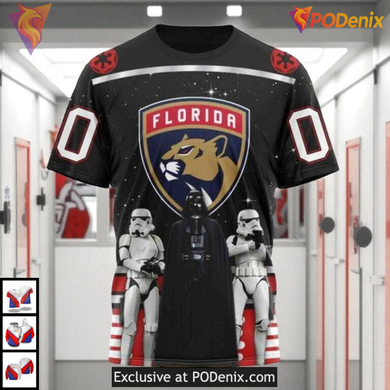 Star Wars May The 4th Tribute Custom Florida Panthers Personalized 3D Hoodie - 2