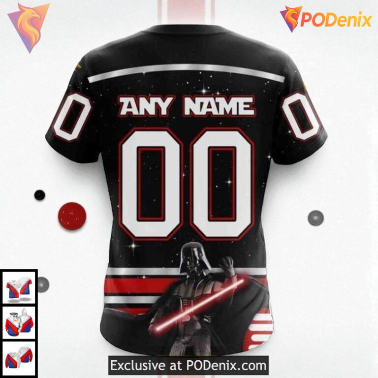 Star Wars May The 4th Tribute Custom Florida Panthers Personalized 3D Hoodie - 3