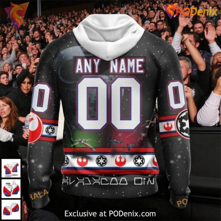 Star Wars NHL Boston Bruins Hoodie 3D Sci Fi Themed Unisex Personalized - 1