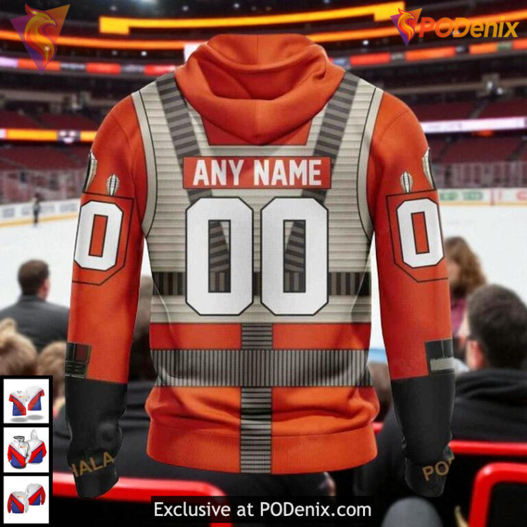 Star Wars Rebel Pilot Custom NHL Boston Bruins Retro Hoodie 3D Design - 1