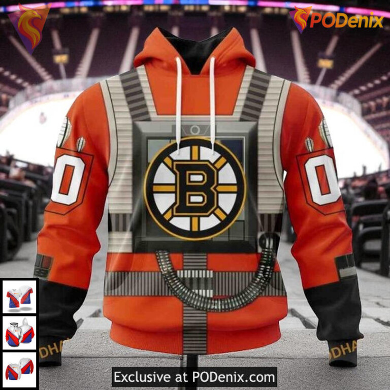 Star Wars Rebel Pilot NHL Boston Bruins Hoodie 3D Exclusive Personalized