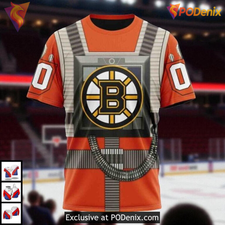 Star Wars Rebel Pilot NHL Boston Bruins Hoodie 3D Exclusive Personalized - 2