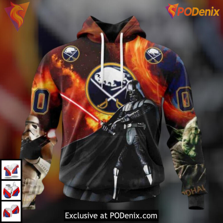 Star Wars X Design Graphic Concept NHL Buffalo Sabres 3D Hoodie Special Gear