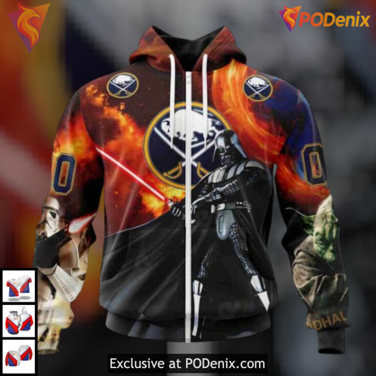 Star Wars X Design Graphic Concept NHL Buffalo Sabres 3D Hoodie Special Gear - 1