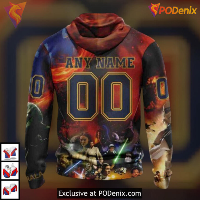 Star Wars X Design Graphic Concept NHL Buffalo Sabres 3D Hoodie Special Gear - 2