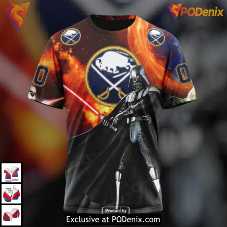 Star Wars X Design Graphic Concept NHL Buffalo Sabres 3D Hoodie Special Gear - 3