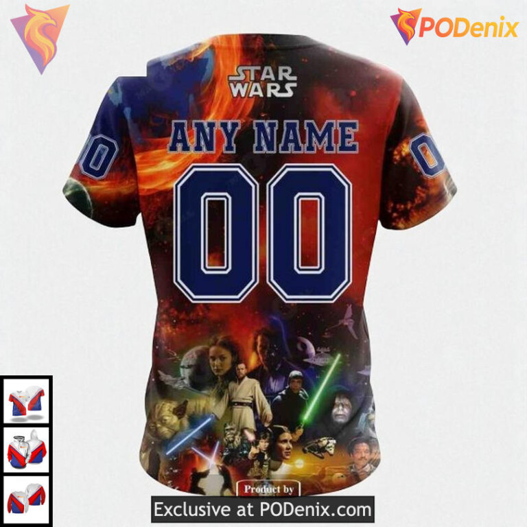 Star Wars X Design Graphic Toronto Maple Leafs Hoodie, Custom NHL 3D Shirt - 3