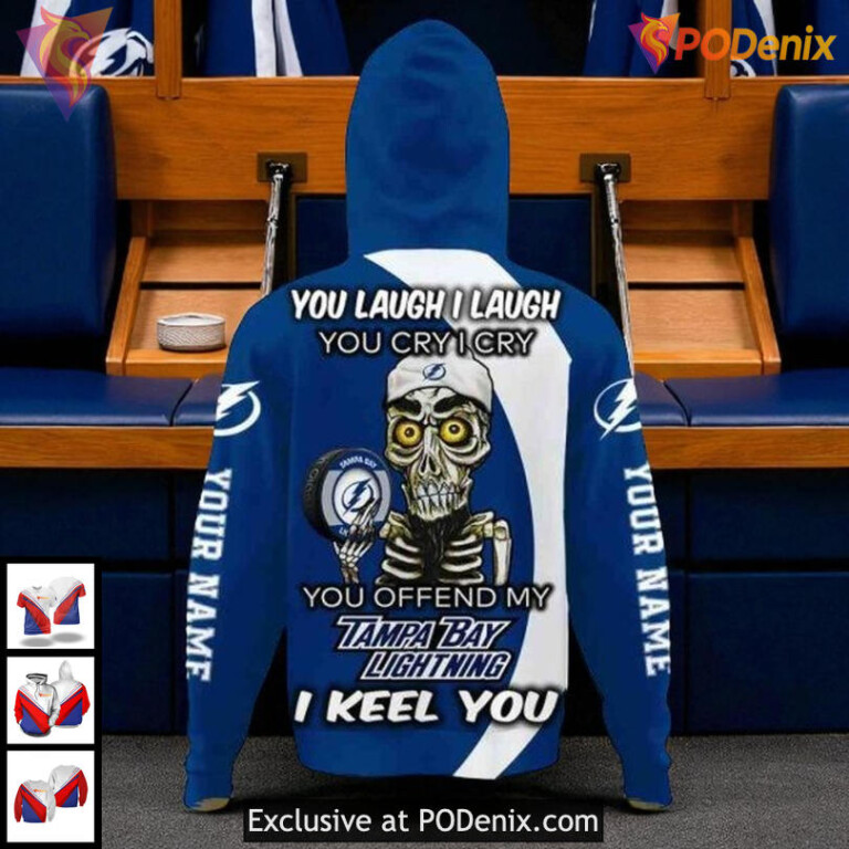 Tampa Bay Lightning All Over Print 3D Hoodie, Custom NHL Fan Quote Apparel - 2