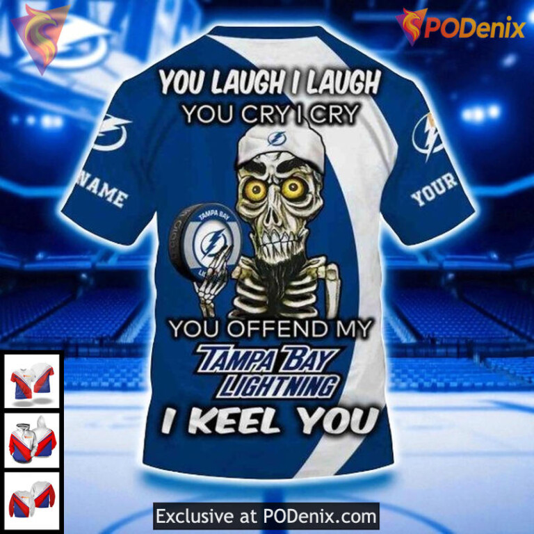 Tampa Bay Lightning All Over Print 3D Hoodie, Custom NHL Fan Quote Apparel - 3