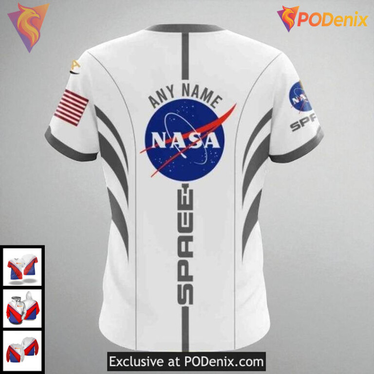 Tampa Bay Lightning All Over Print 3D Hoodie Space Force NASA Astronaut Design - 3